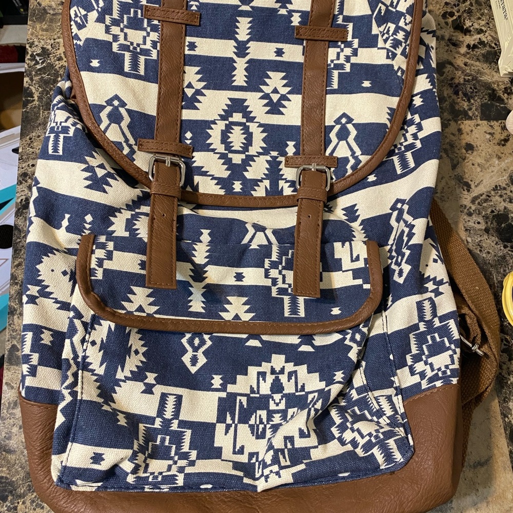 Tribal print backpack
